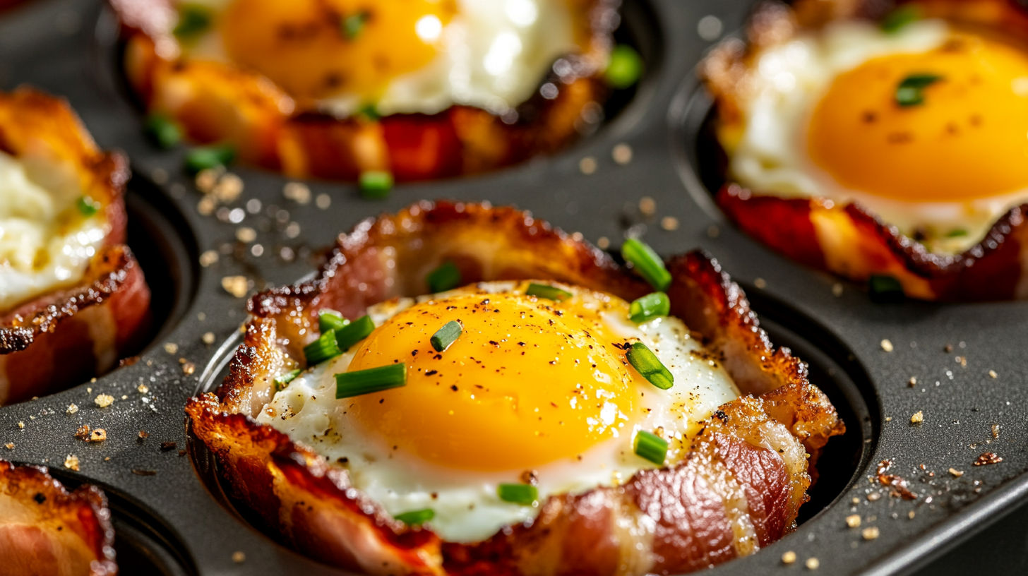 bacon & egg cups