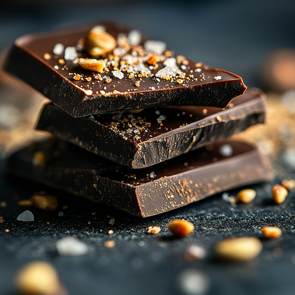 dark chocolate & sea salt bark