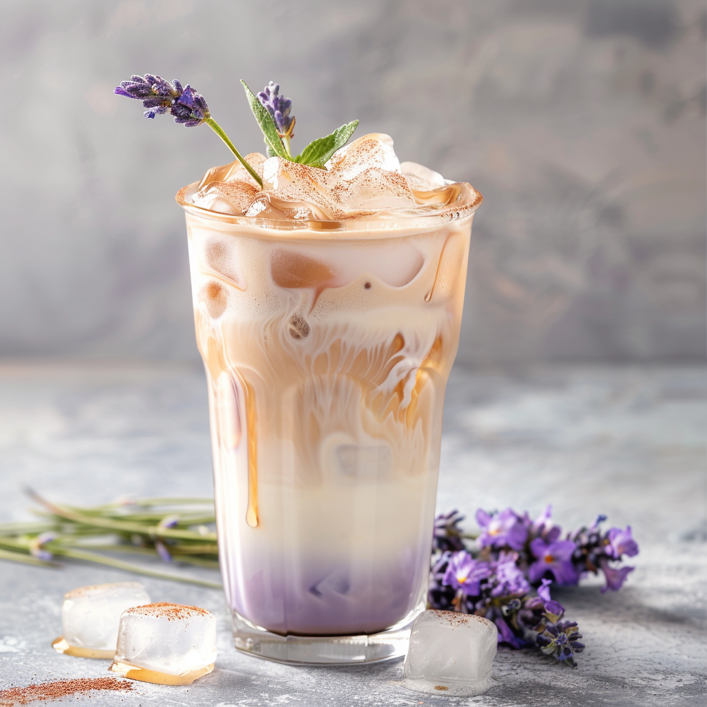 Honey Lavender Iced Latte