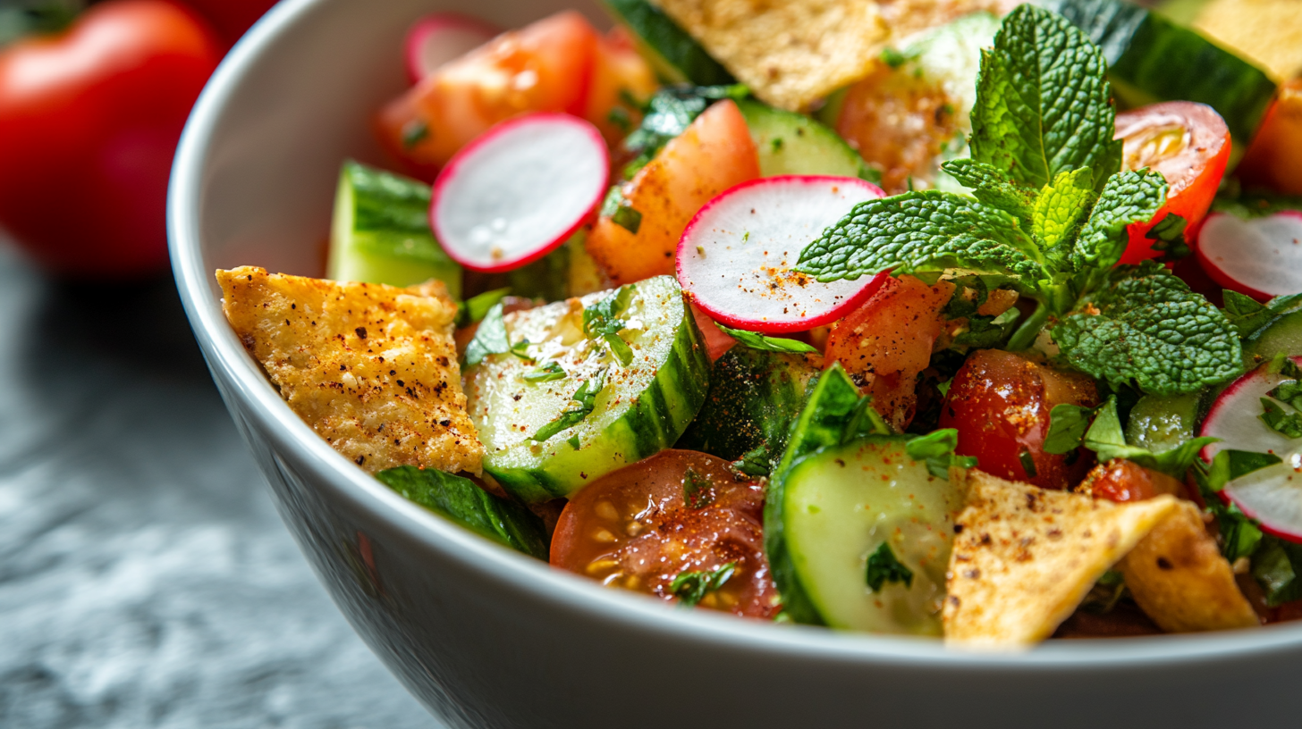 lebanese fattoush salad