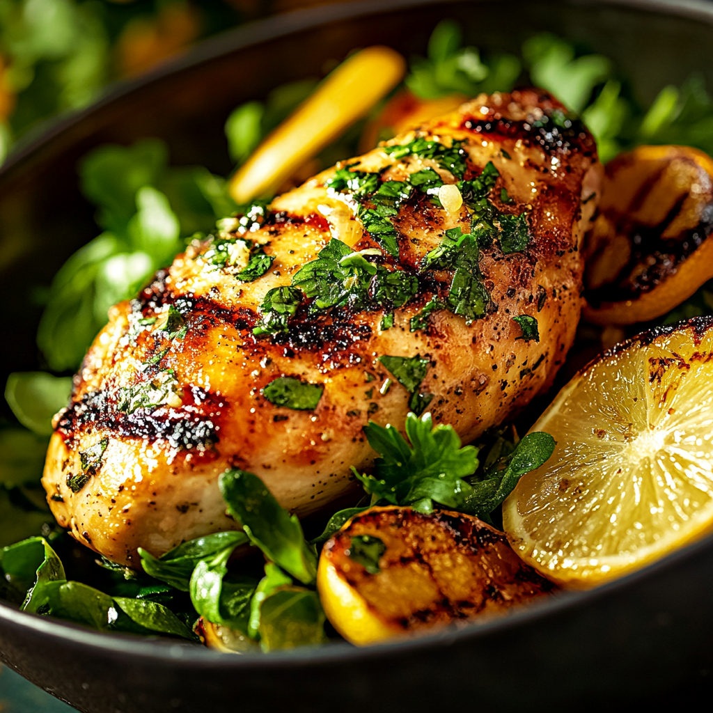 lemon herb grilled chicken