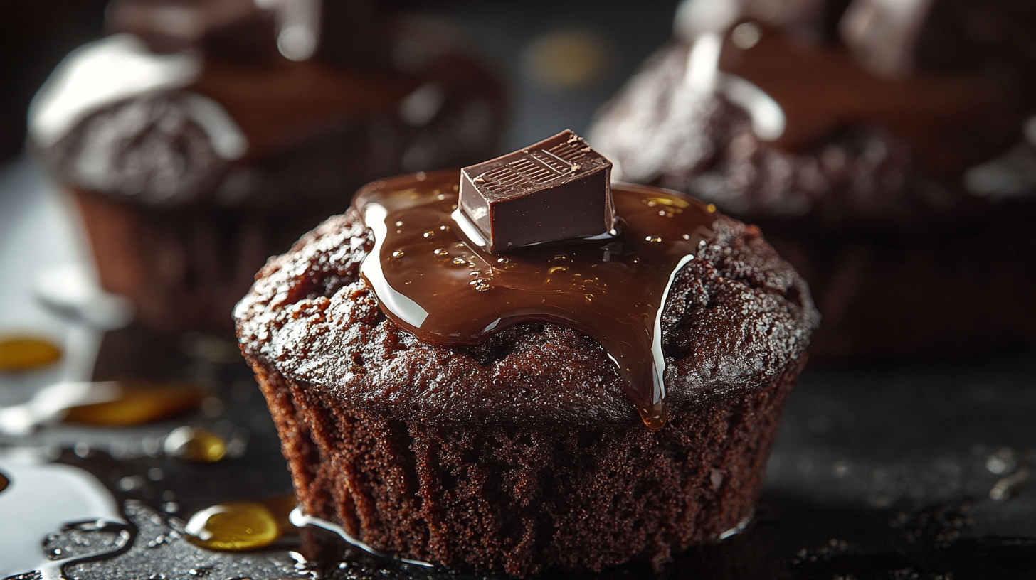 peanut butter dark chocolate chunk muffins