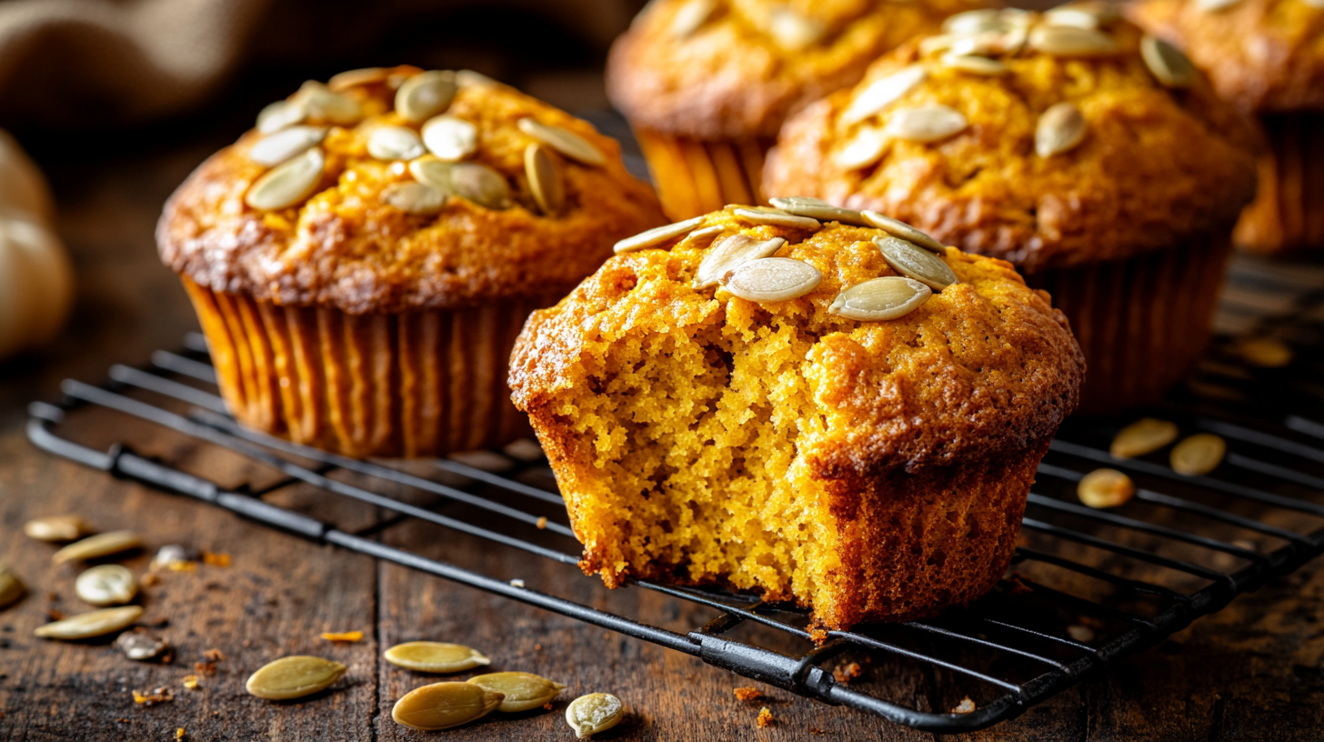 whole wheat pumpkin spice muffins