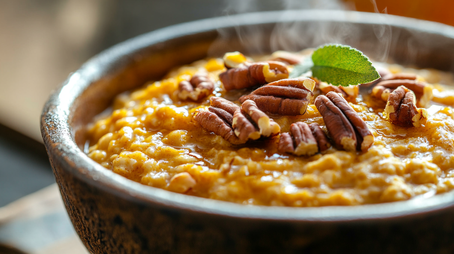 cozy pumpkin spice oatmeal