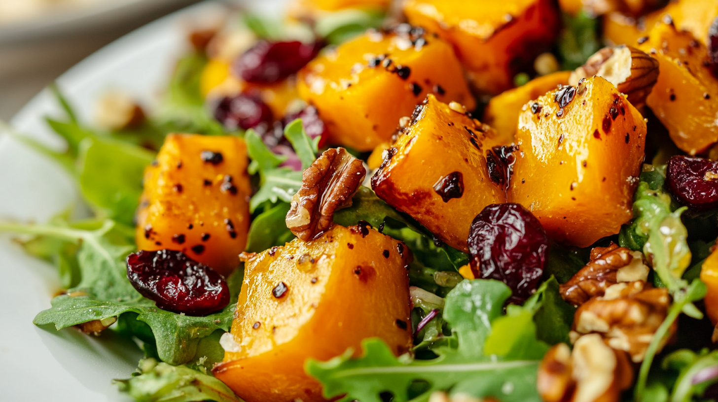 harvest butternut squash salad