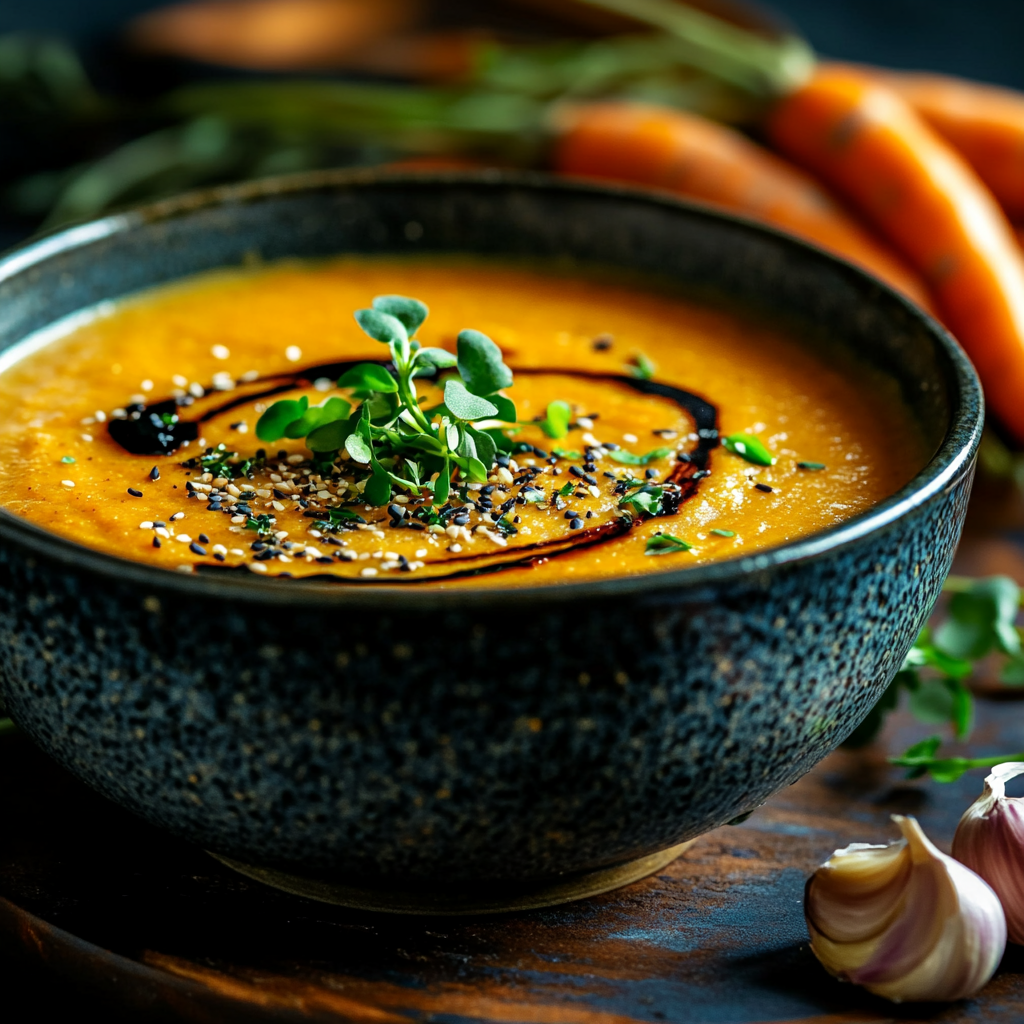 golden glow carrot soup