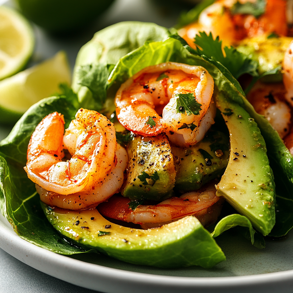 avocado shrimp bliss wrap