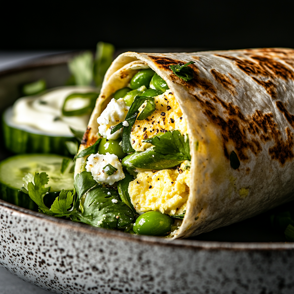 spring breakfast burrito
